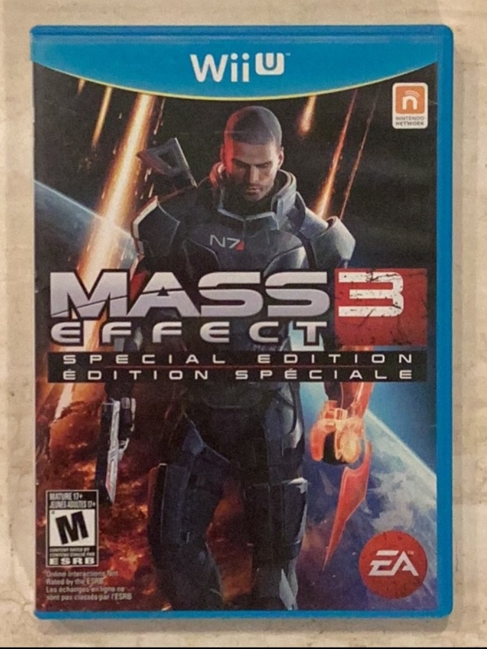 Mass Effect 3 Special Edition Nintendo Wii U Game CIB Tested